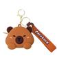 WEGO Capybara Mini Cute School Size Pattern 2 Pouch, Keychain, Gift, Present, Supplies, Women's, F,