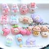 Adorable Shiny Cartoon Resin Hair Accessories: Kids' Hairpins, Rings, Clips & DIY Craft Patches