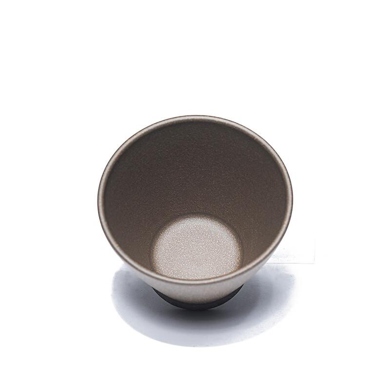 Bainianliyong Yixing Purple Clay Master Cup, Pure Handmade, Original Ore Blue Section Mud Hopper Cup, Kung Fu Tea Accessories, Personal Brewing Cup
