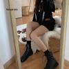 Женские телесные колготки с флисовым подкладом - Эффект 'голых ног' для весны, осени, зимы