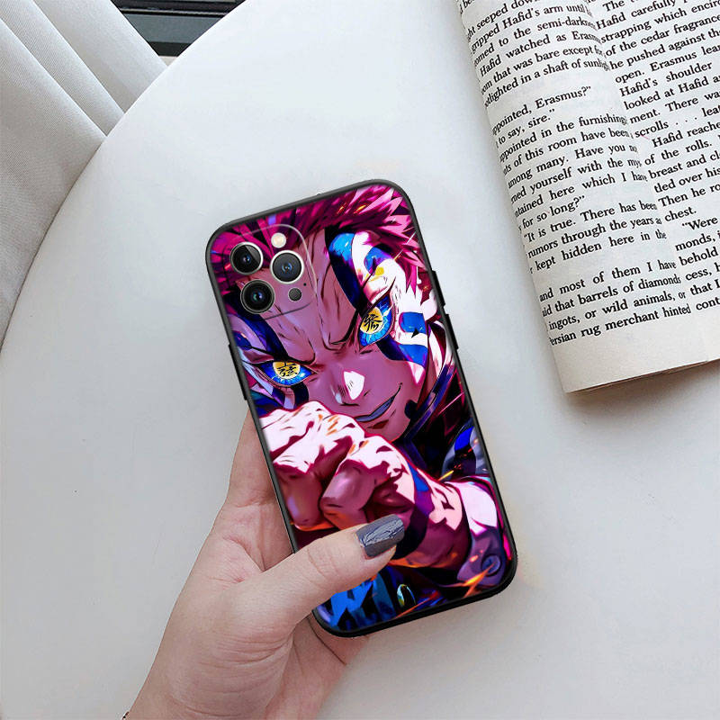 Чехол для телефона ED3 Anime Demon Slayer для Samsung A35 A25 A24 A15 A05S A05 M55 M35 M15 A06 A16 A02 A12 A13 A10 A20 A30 A22 A31 A32 A33 A41 A42 A50