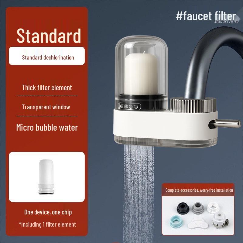 Очиститель воды для кухонного крана Фильтр для дехлорирования и защиты от брызг