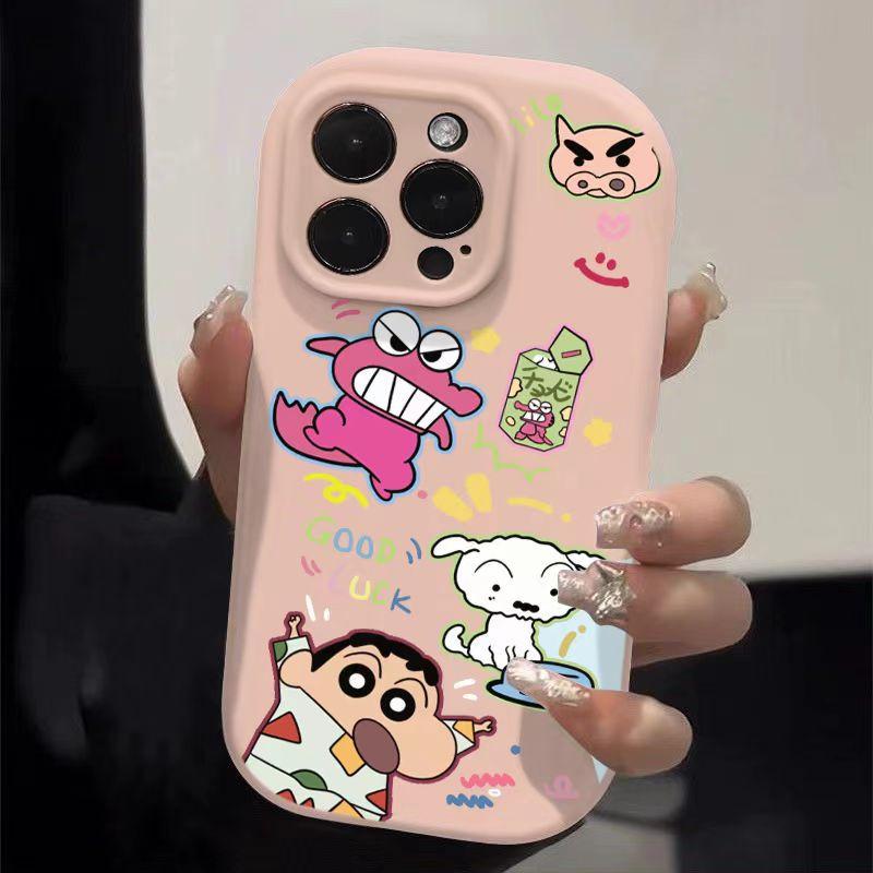 Crayon Shinchan Cartoon Shockproof Soft Phone Case For Multiple Apple Iphone Models