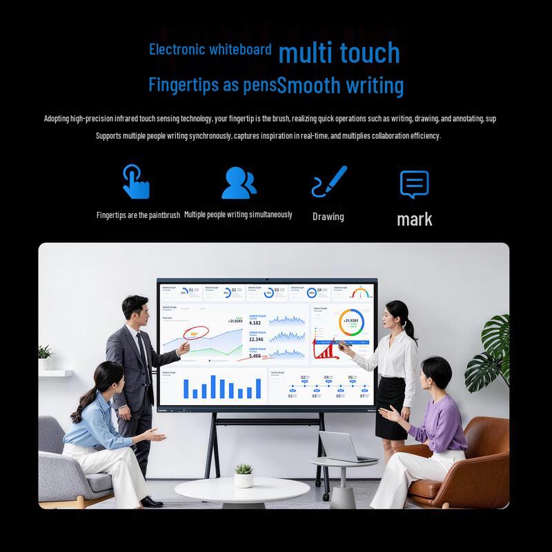 Lenovo T86SE 86-inch Interactive Meeting Flat Panel (CN version)