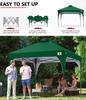 ABCCANOPY брезентовая палатка с регулировкой одним нажатием 3 уровня, вентиляция, потолок, наружная, легкая, большая брезентовая палатка с подушкой для роликов, высокое давление воды, теплоизоляция
