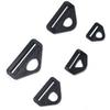 10pcs Plastic Webbing Adjuster With Bar Swivel Clip 20/25/32/38/50mm D-buckles Luggage Accessories