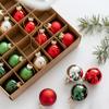25 шт./комплект Изысканные Мини-Стеклянные Рождественские Шары DIY Декоративные Рождественские Шары Подвеска Ручной Работы Новогодние Украшения для Елки Гостиная