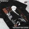 Футболка с изображением Ичиго Куросаки из аниме «Блич» (Bleach) в винтажном классическом стиле, модная одежда в стиле Y2K, Харадзюку, стильная и харадзюку.