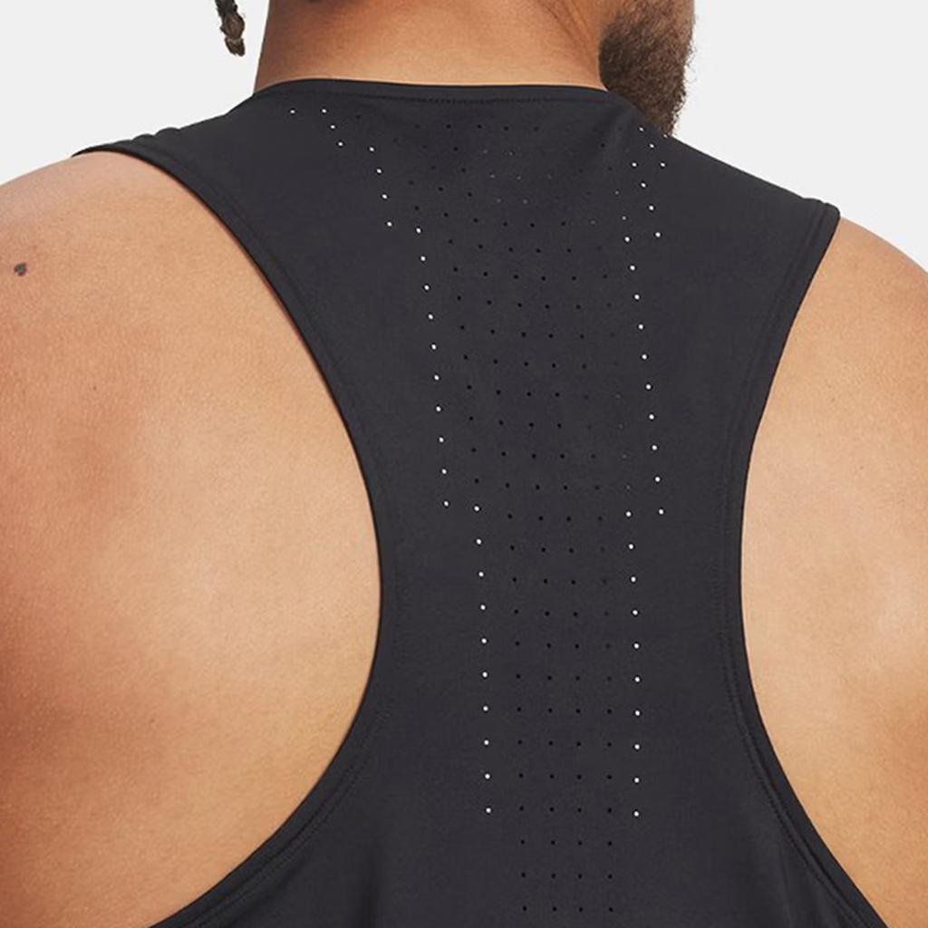 Under Armour Мужская дышащая однотонная майка для бега Velociti Pro без рукавов 6009505-001