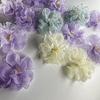 4 Pcs Lace Chiffon Applique Sheer Tulle Flower Craft for Wedding Dress Headwear Accessories