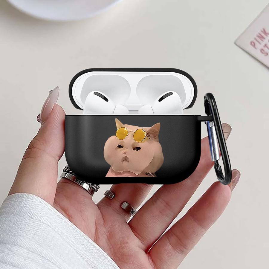 Забавный чехол с рисунком кошки и собаки для Airpods 2 Pro3 3 1 Pro2 Pro 4 Чехлы для наушников Обложка