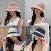 1Pieces New Outdoor UV Protection Sun Hat Summer Women's Bucket Foldable Basin Sunscreen Cap Hollow Mountaineering Hat