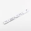 Silver Black For GMC SIERRA DENALI Rear Trunk Side Body Nameplate Logo Emblem Letters Sticker ABS Stereo 3D Car Styling