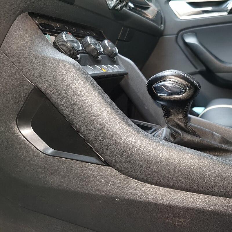 Для Skoda Karoq 2 шт./лот салон автомобиля центральный контроль ящик для хранения крышка украшения