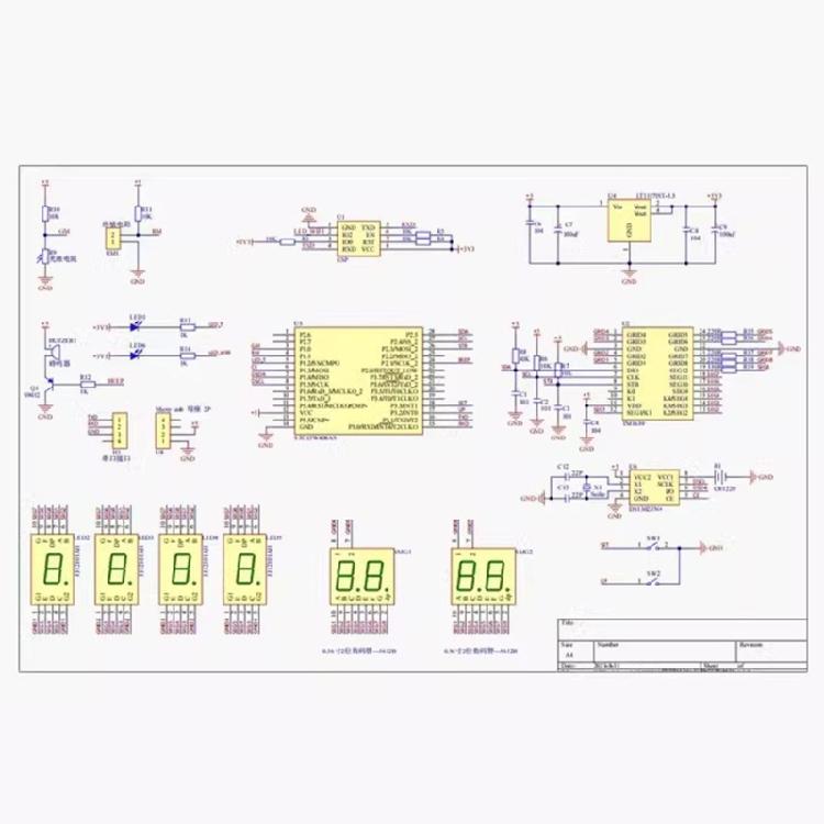 Программируемые 8-разрядные цифровые часы, набор для пайки с модулем ESP8266, набор часов с цифровыми лампами для дома и офиса