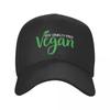 New Punk Vegan Nutrition Baseball Cap Unisex Women Adjustable Veganism Animal Rights Dad Hat Summer Outdoor Snapback Hats
