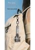 Multifunctional Transparent Mini Cooling Fan with Lanyard and Carabiner