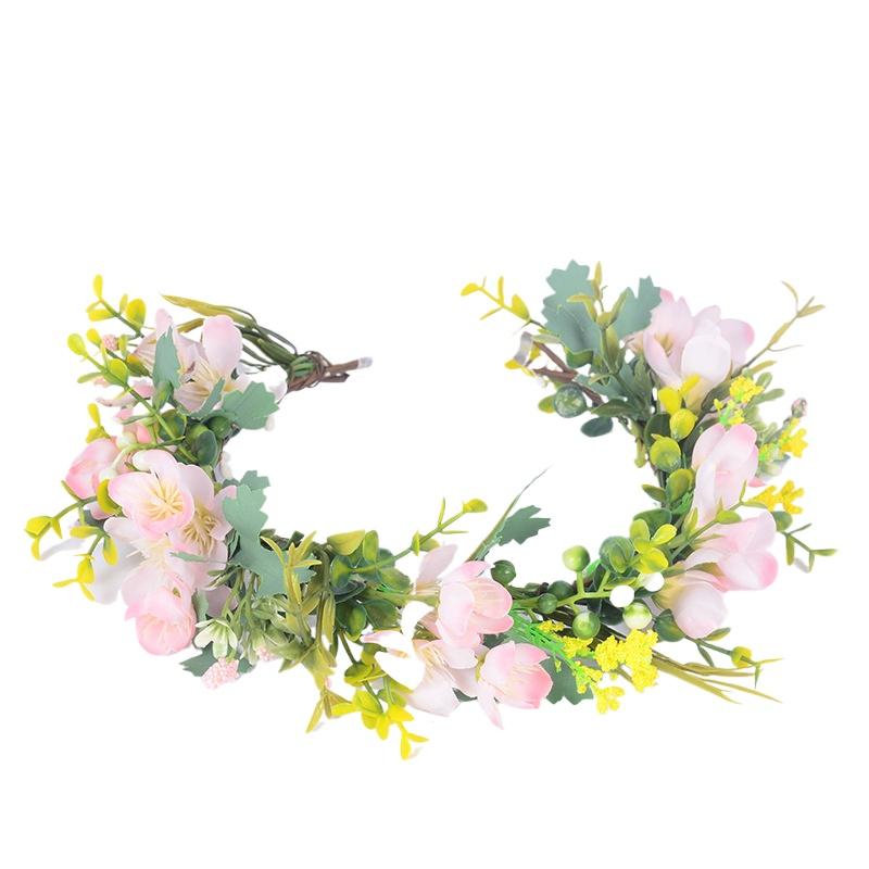 1шт повязка на голову для женщин модная цветочная повязка на голову фотосессии диадемы венок цветок свадьба доступно несколько вариантов