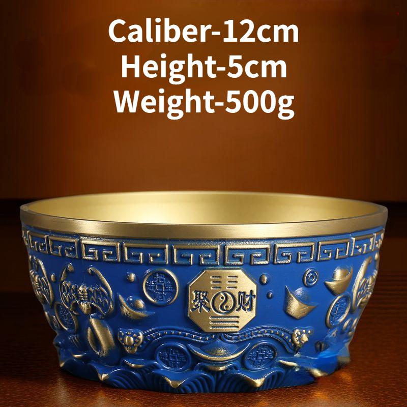 Fengshui Чистая медная чаша сокровищ для сбора богатства Fengshui Привлечение богатства для домашнего использования Shen Wansan Украшение гостиной