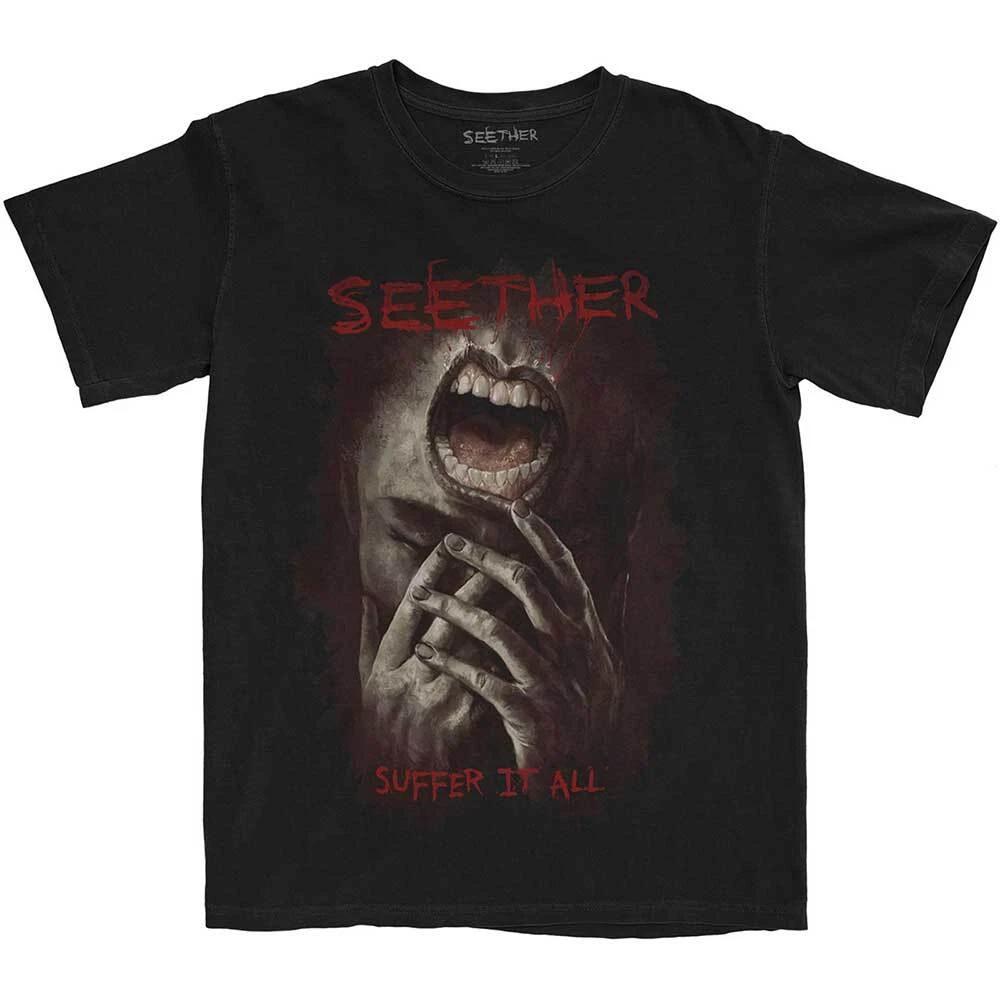 Seether Suffer It All T-Shirt Black New