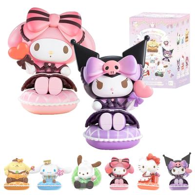 ЛУЧШАЯ ИГРУШКА Персонажи Sanrio Серия Сладкие конфеты Гашапон Фигурка Сюрприз Мягкий винил ПВХ Премиальная игрушка Подарок на день рождения Cinnamoroll для коллекционеров персонажей