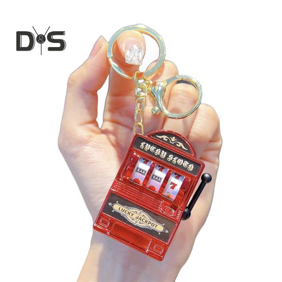 Мини-казино игровая консоль брелок портативный пластиковый брелок забавный подарок для геймеров многофункциональный игровой брелок