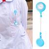 Beadable Badge Holder with Belt Clip Retractable Badge Reel with Glowing Nurse Watch for Nurse Doctor Student Teacher