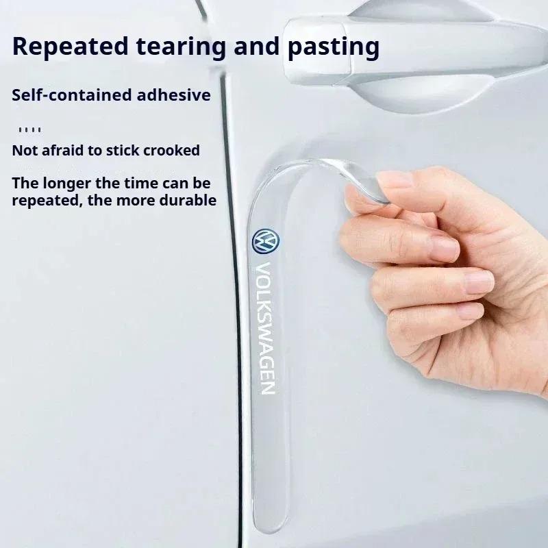 Car door bowl handle protective stickers For VW Volkswagen Golf 7 Tiguan Passat Leon Octavia Ateca Car accessories zr4