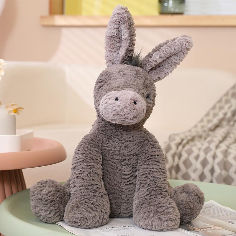 23/40/60 см милые игрушки Burro Peluche, милый серый осел, плюшевые куклы, мягкие животные для младенцев, декор комнаты на день рождения, подарки
