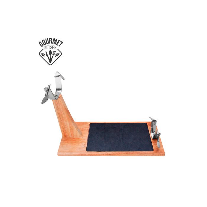Support À Jambon - EDM - 76559 - Bois - 30,5 X 43,8 Cm - 2,2 Kg