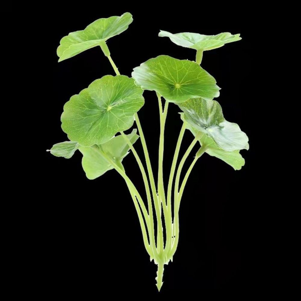 Маленькая имитация денежной травы 9 головок искусственные растения искусственный лист лотоса декор для дома офиса