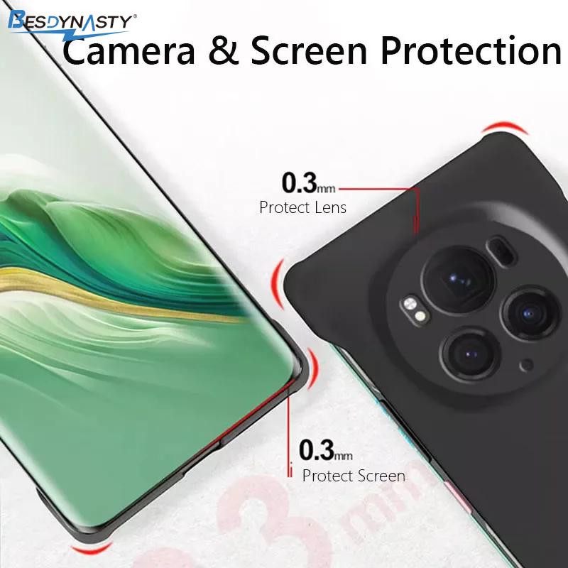 Безрамочный Тонкий Матовый Жесткий Чехол-Накладка Для Honor Magic 8 7 Lite 8 Pro Magic 6 5 Lite 7 4 3 5 Pro Ударопрочный Задний Чехол