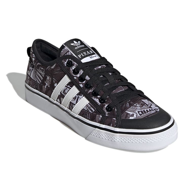 Disney Pixar x adidas Nizza Comics - Черно-белые унисекс кроссовки Основной черный Облачно-белый GX0993