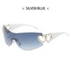 New Women Fashion Sun Glasses Outdoor Sun Protection Glasses Frameless Sunglasses Women Future Eyeglass Sports Glasses Uv400