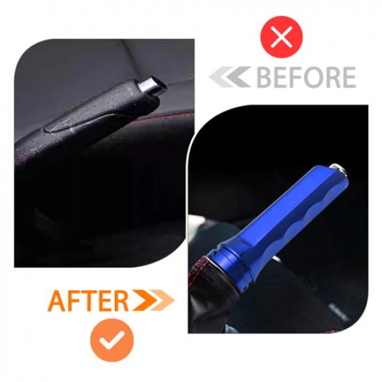 Aluminum Auto Car Hand Brake Sleeve Handbrake Handle Hand Protector Cover