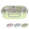 Thermal Insulation Lunch Box Stainless Steel Lunch Box Compartment Liner Japanese Style Leak Proof Container for School Student