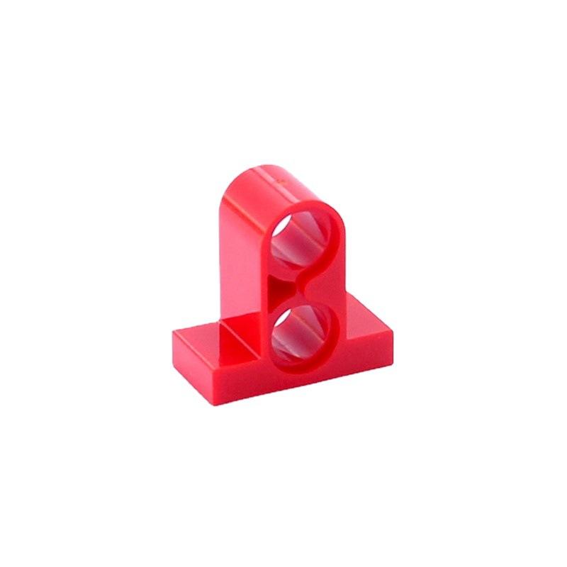 Запасные части для строительных блоков из мелких частиц, совместимые строительные блоки 32530, аксессуары 1X2X1, привязные детали, пластина с Т-образным ремнем и 2 отверстиями