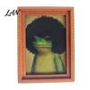 Decorative Cabinet Magnet Abstract Frog Refrigerator Magnet, Framed Hairstyle Fridge Magnetic Ornament Home Kitchen Office Decoration Party