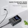 Велосипедный насос, электрический велосипедный насос, портативный насос для накачивания шин, воздушный насос для велосипедов, манометр высокого давления 100 фунтов на кв. дюйм, 1000 мАч, мини-насос для велосипеда и автомобиля