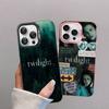 Чехол для телефона TV Сумерки Изабелла Эдвард Каллен Для IPhone 17 16 15 14 13 12 11 Pro Max Plus Цвет Серебряный Чехол