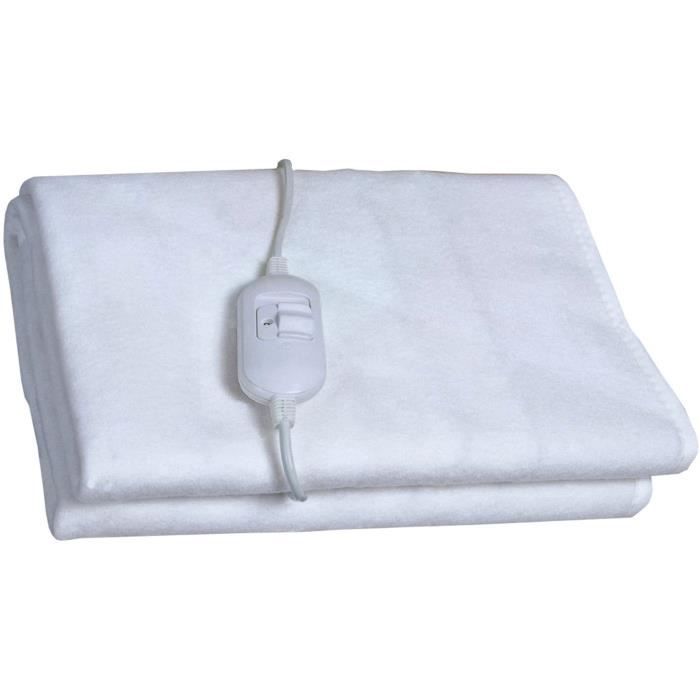 Électrique Étoffe Couverture Chauffante Surmatelas Chauffant Blanc