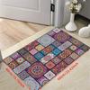 1 шт., 1 см, утолщенный персидский геометрический коврик для двери, мягкий фланелевый коврик для входной двери для домашнего декора, противоскользящий ковер, впитывающий воду, коврик для кухни и ванной