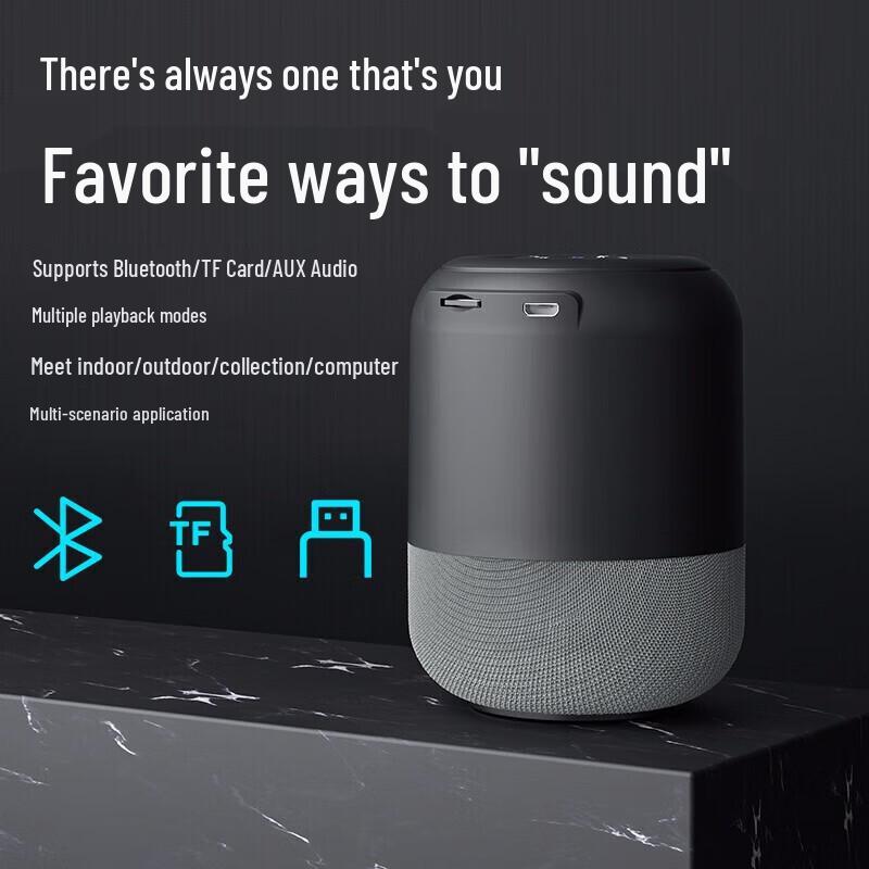 Портативная беспроводная Bluetooth-колонка Newsmy BT51, штекер CN (адаптер в комплекте)