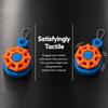 Funny Valve Keychain 3D Printed Rotatable Fidget Toy Water Valve Spinner Pendant  School Bag