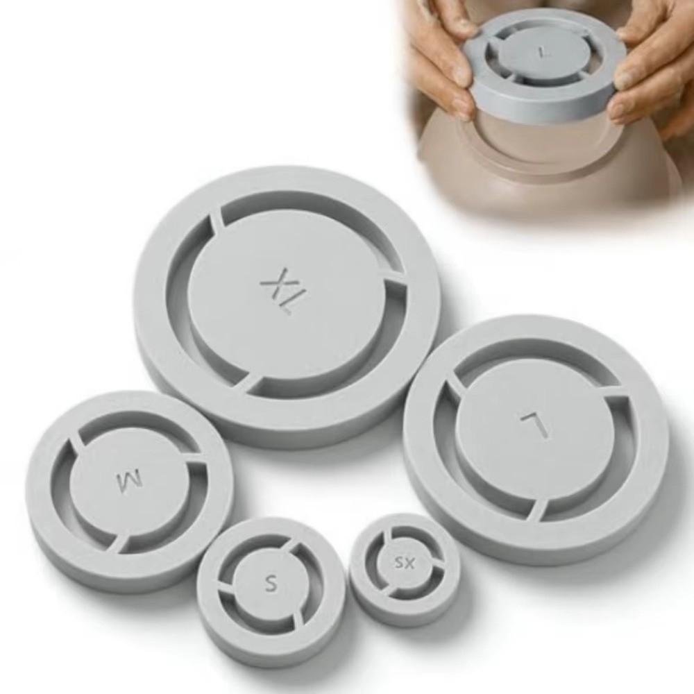 Consistent Positioning Pottery Foot Ring Template DIY Ceramic Making Supplies