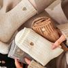 Женские махровые носки до середины икры: Бархатная подкладка, Плотный, Теплый, Послеродовой, Вышитое сердце, для осени и зимы
