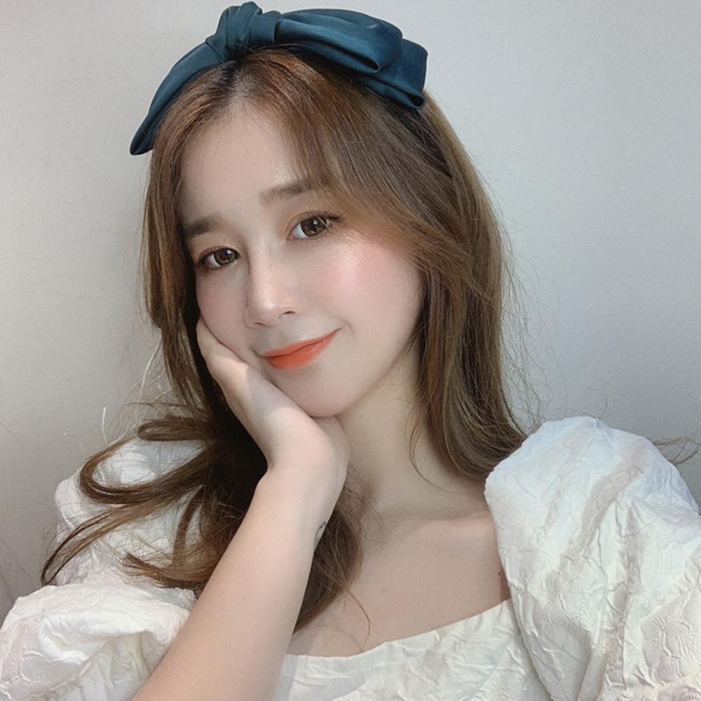 Сладкий и милый головной убор с узлом сверху, милая повязка для волос с бантом, ободок для волос, женский ободок