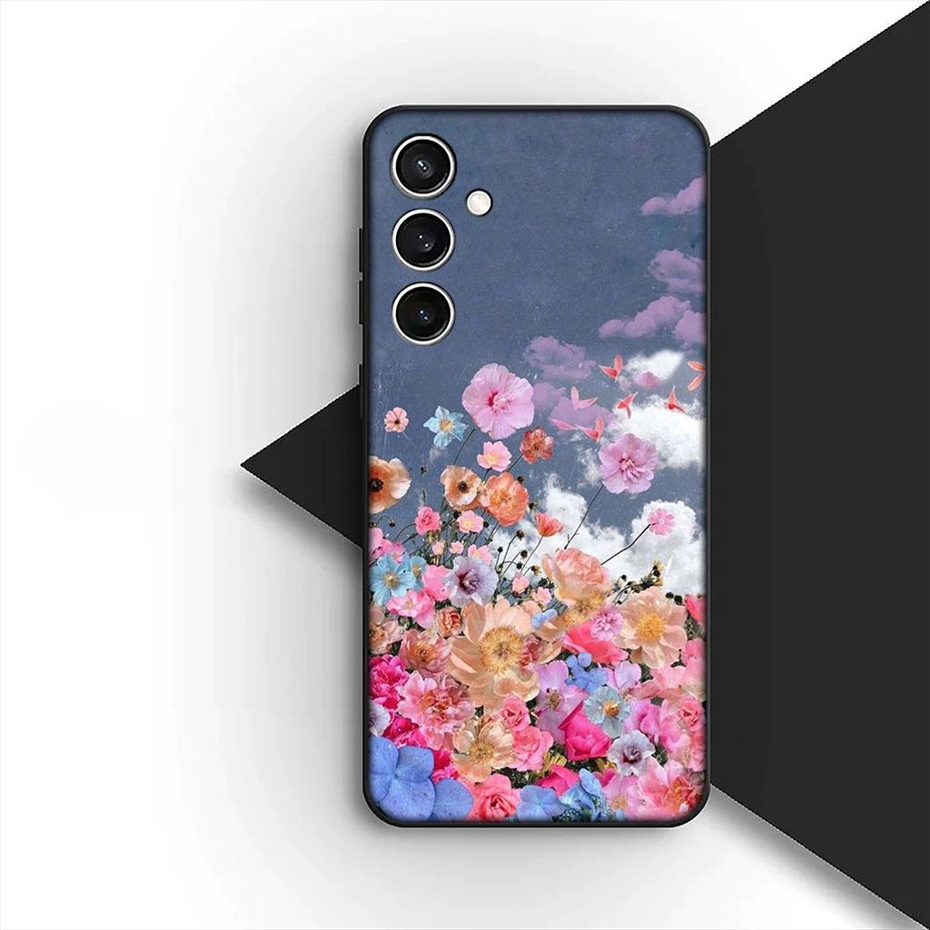 Чехол для Xiaomi Redmi Note 12 11 10 A3 Pro 10A 10C 12C Note12 5G 4G Силиконовый чехол для телефона Цветок мака Распустившаяся роза
