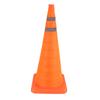 Collapsible Safety Traffic Cone with Reflective Collar Extendable Road Safety Cone for Road Parking