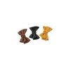 Fashion Duckbill Clips Girls PU Leather Solid Color Bow Hairpin Hair Clips Headwear Spring Clips